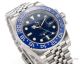  Swiss Grade Replica Rolex GMT II Watch SS Rolex Batman Blue Dial Jubilee Band (3)_th.jpg